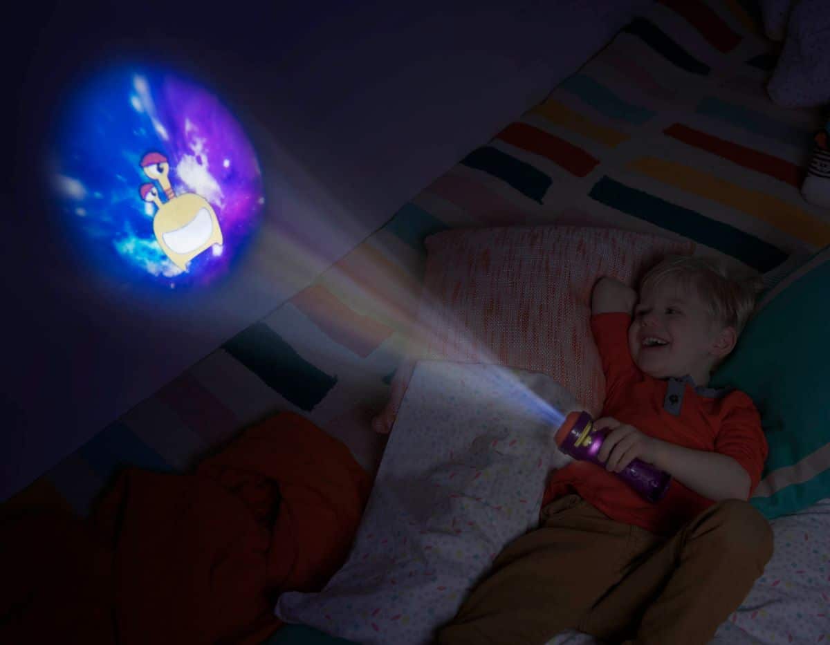 Projector flashlight.