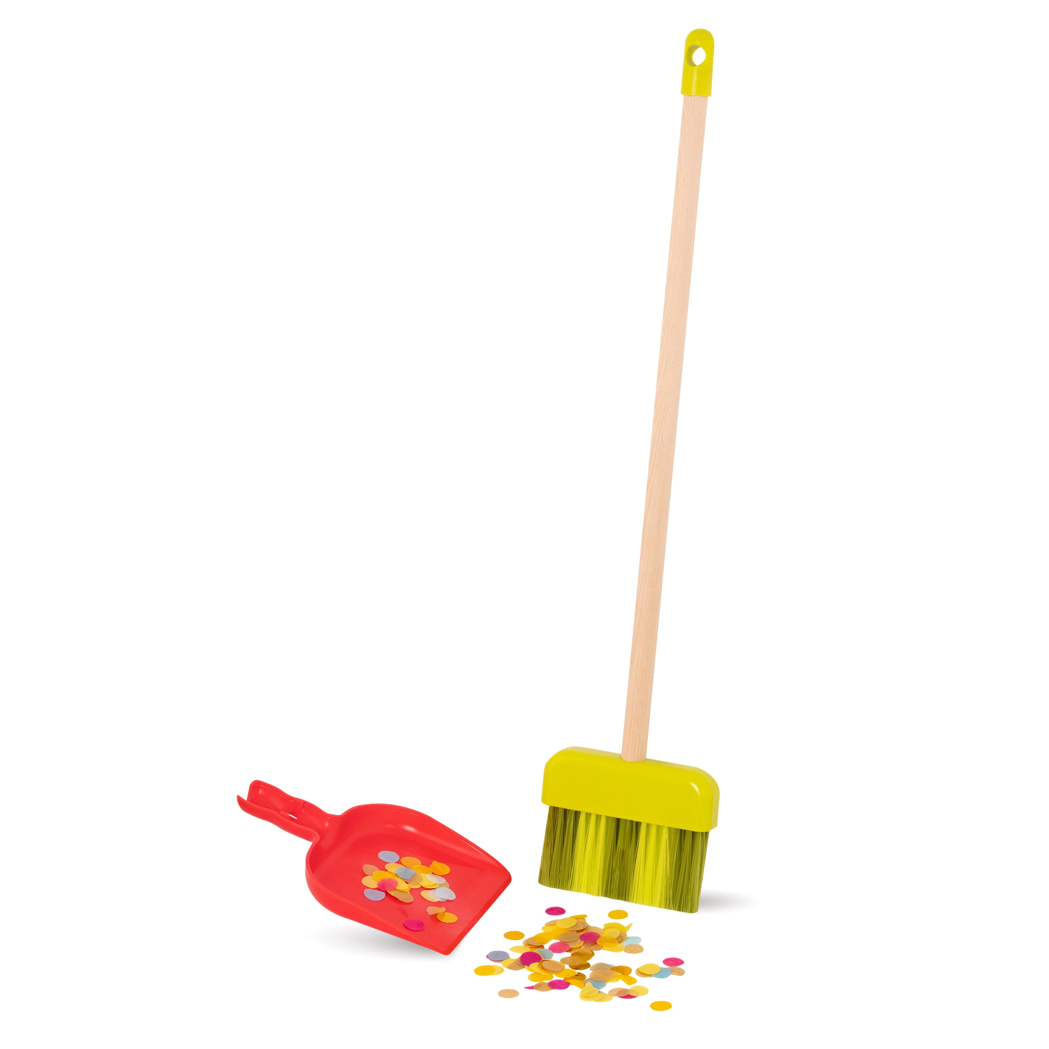 Wooden cleaning toys.