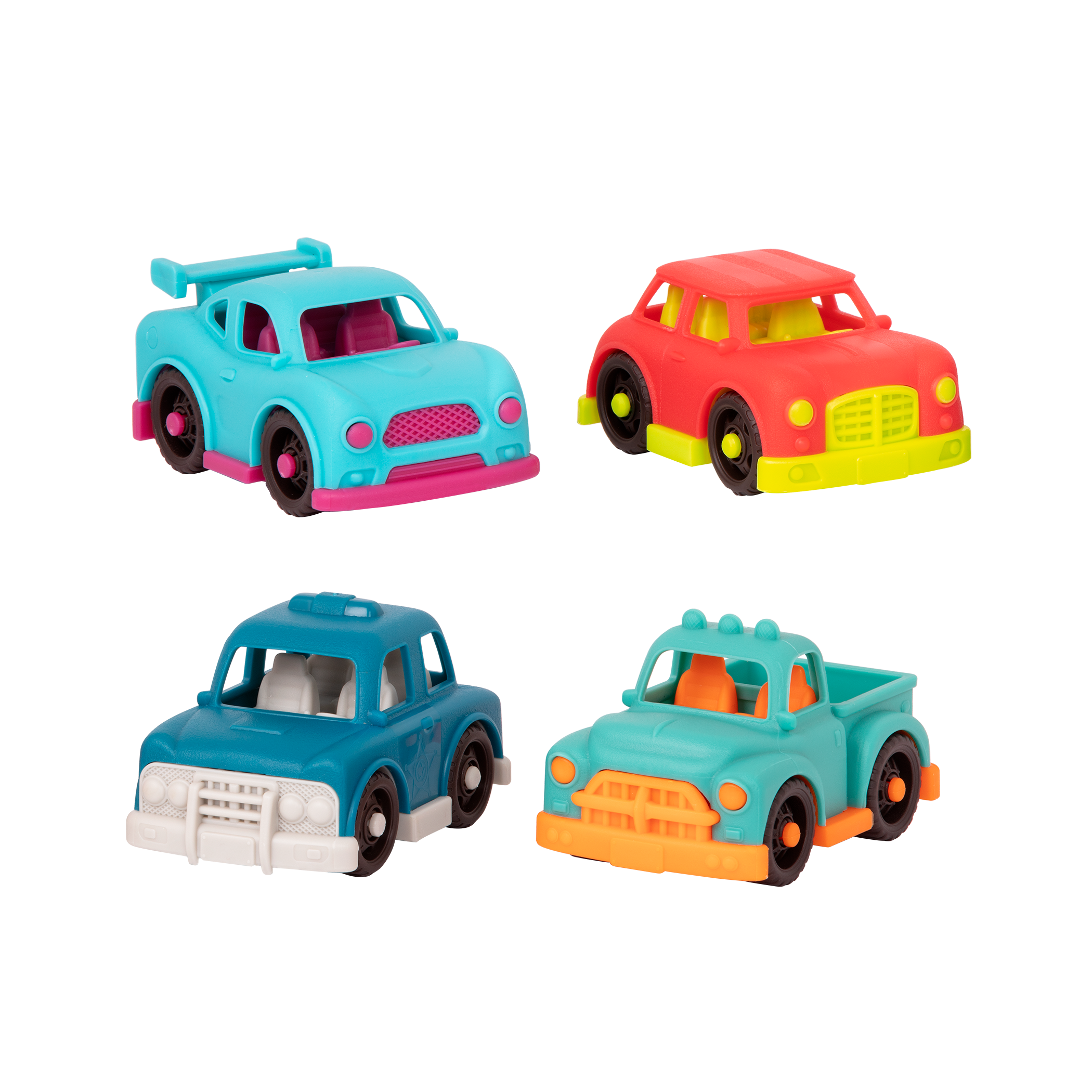 Mini toy cars.