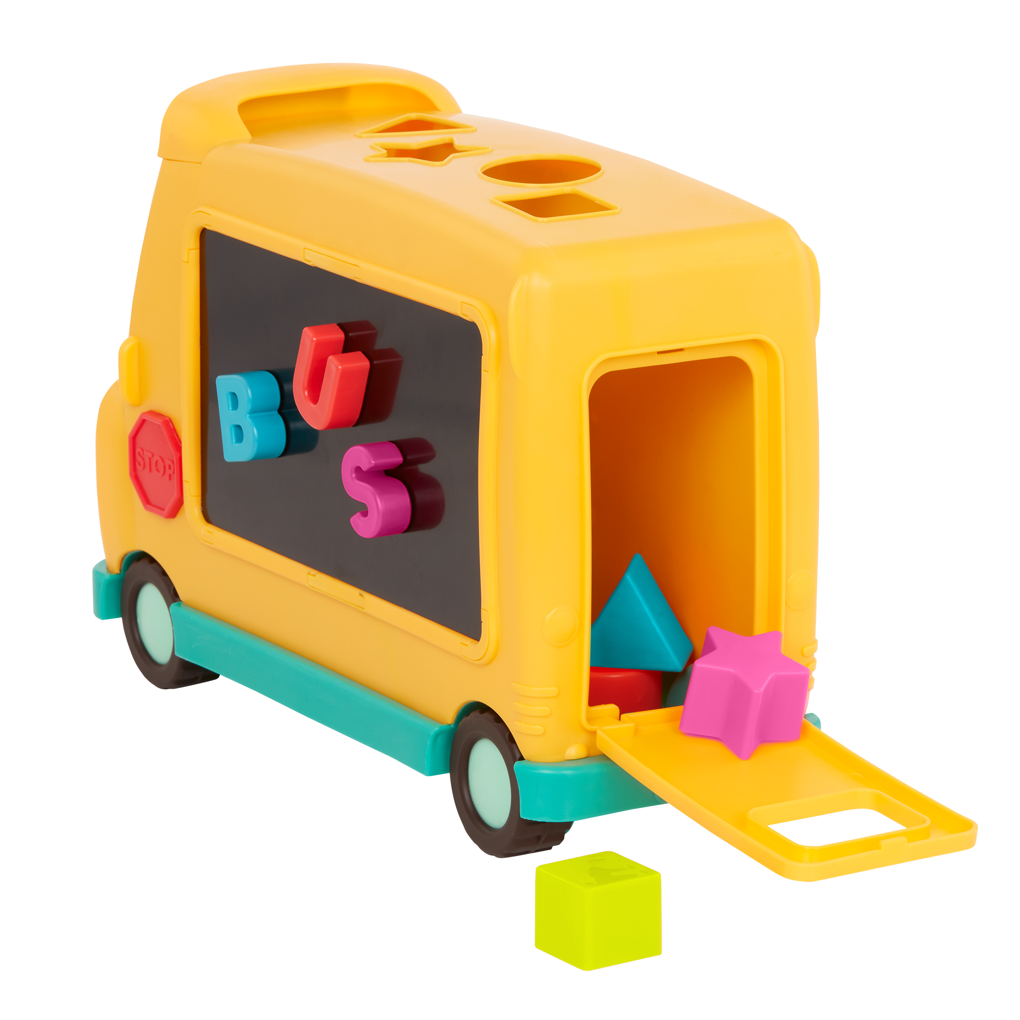 Educational school bus toy.