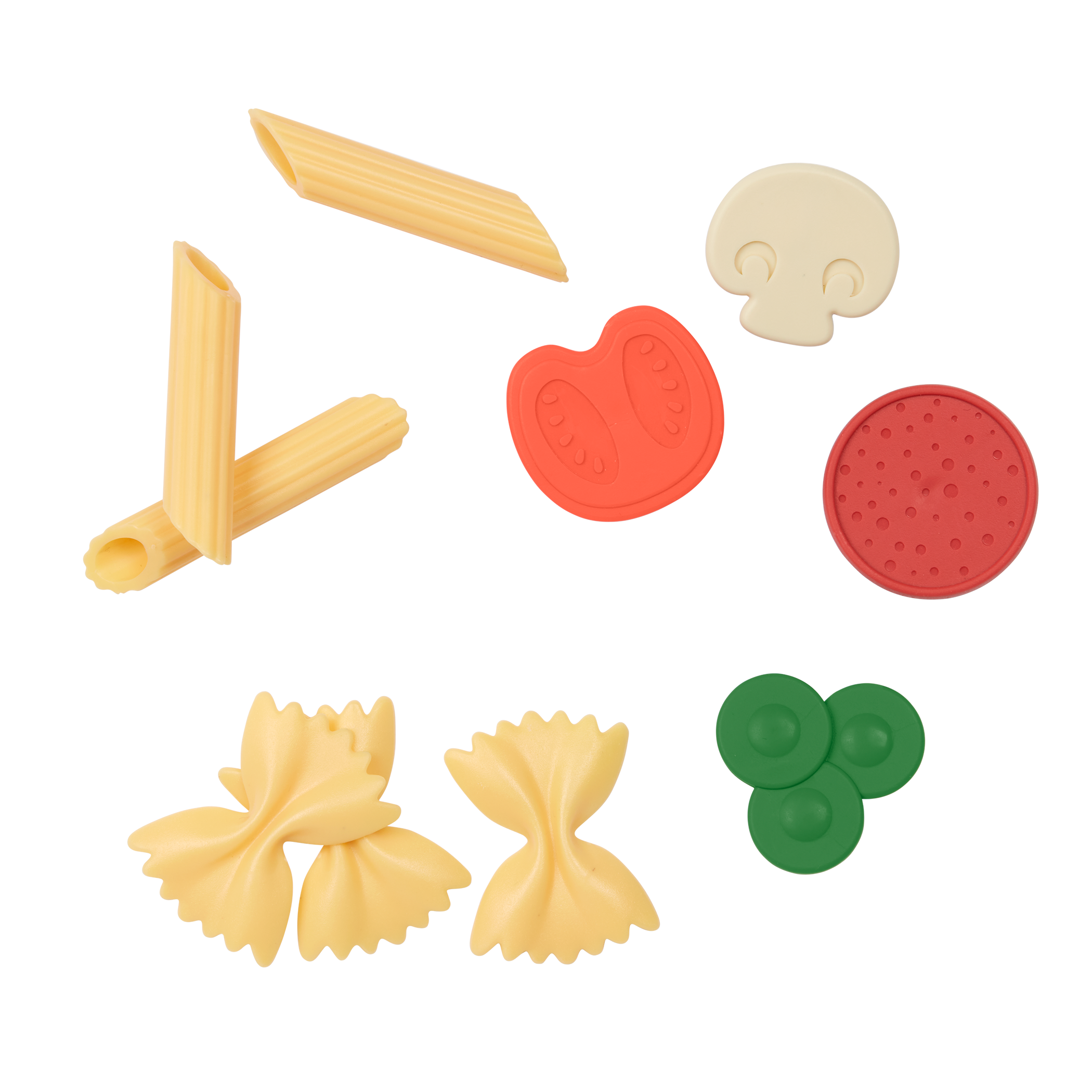 Pizza and pasta play set.