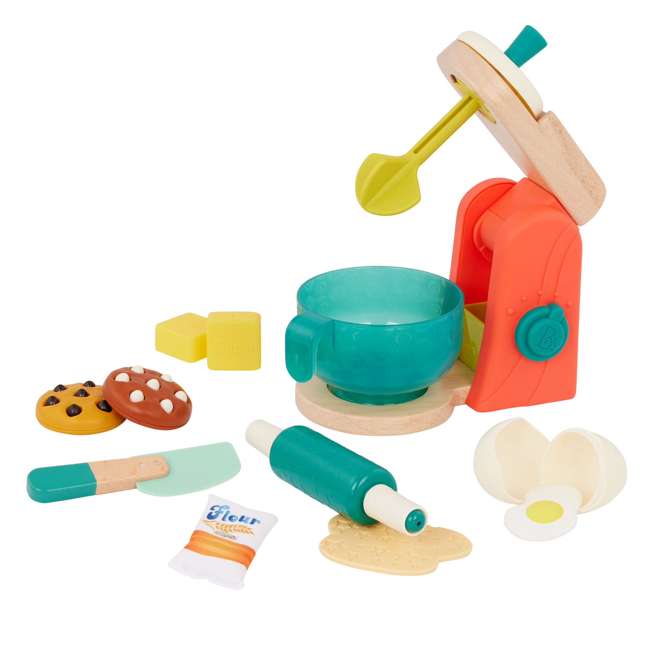 Toy baking set.