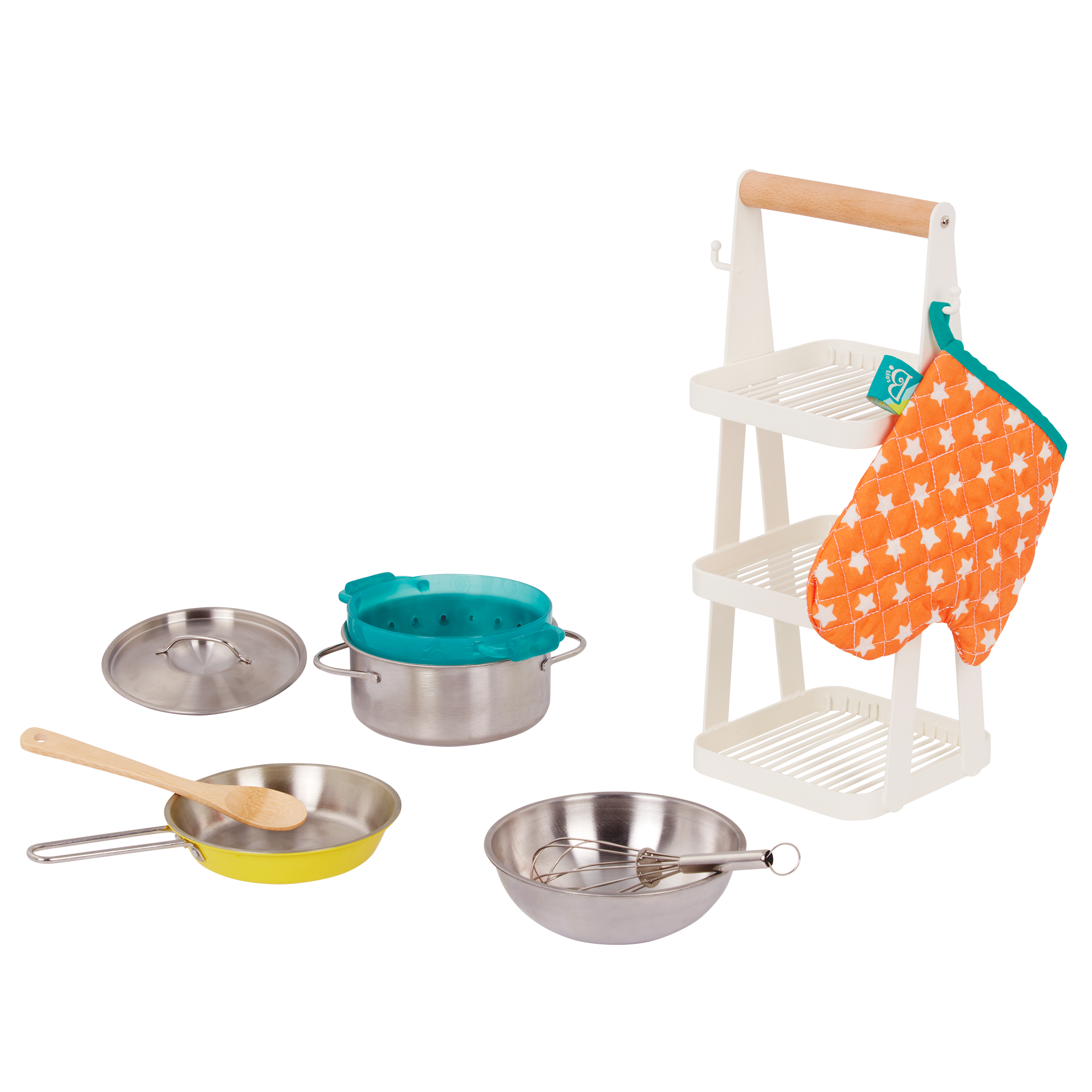 Play kitchen accessories.