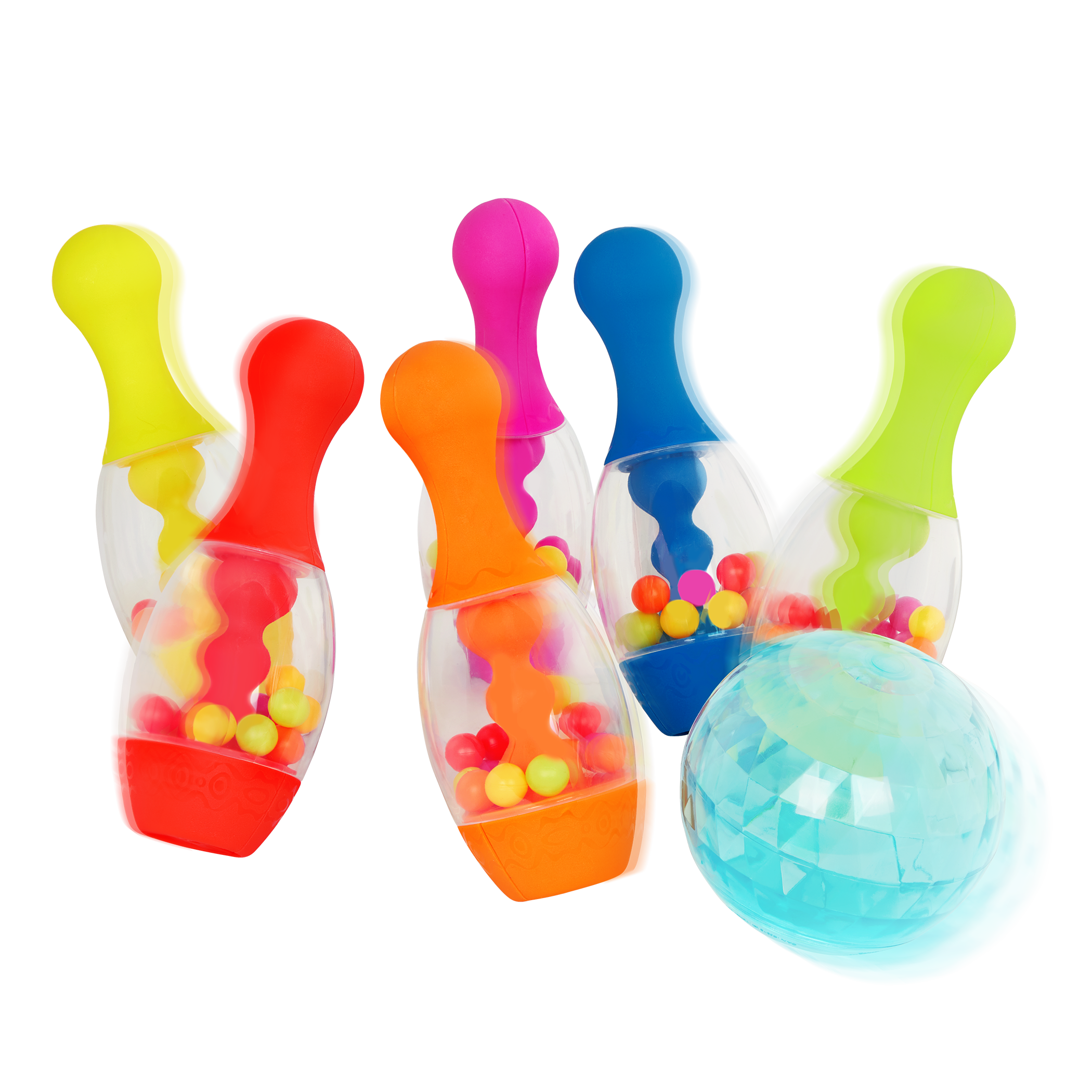 Toy bowling set.